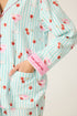 Pj Salvage Flannels Ma Cherie Cherry Print 3-Piece PJ Set